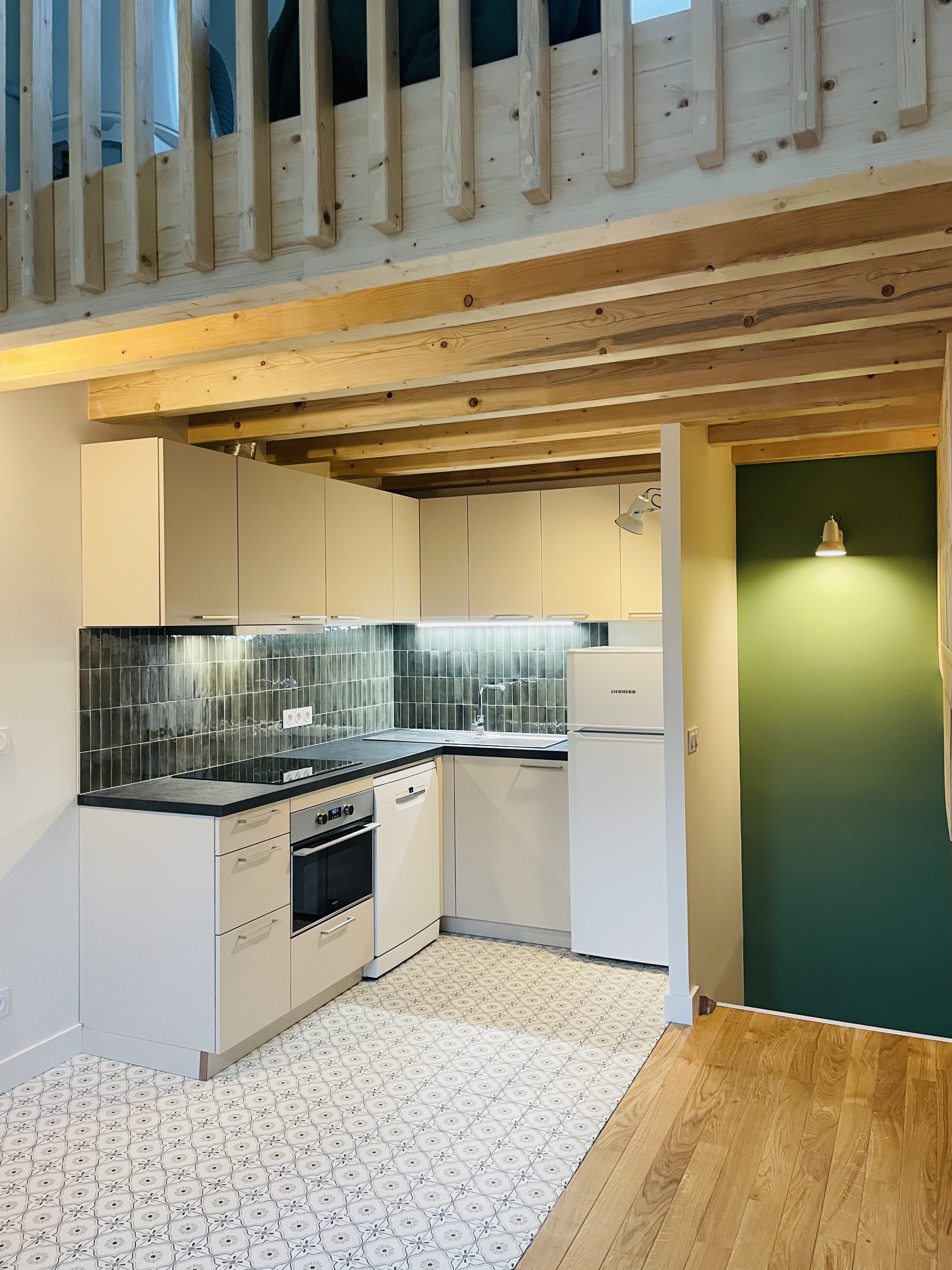 Création d’une mezzanine dans un appartement de montagne